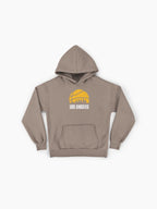 Retro Lakers LA City Skyline Hoodie - Premium Vintage Aesthetic
