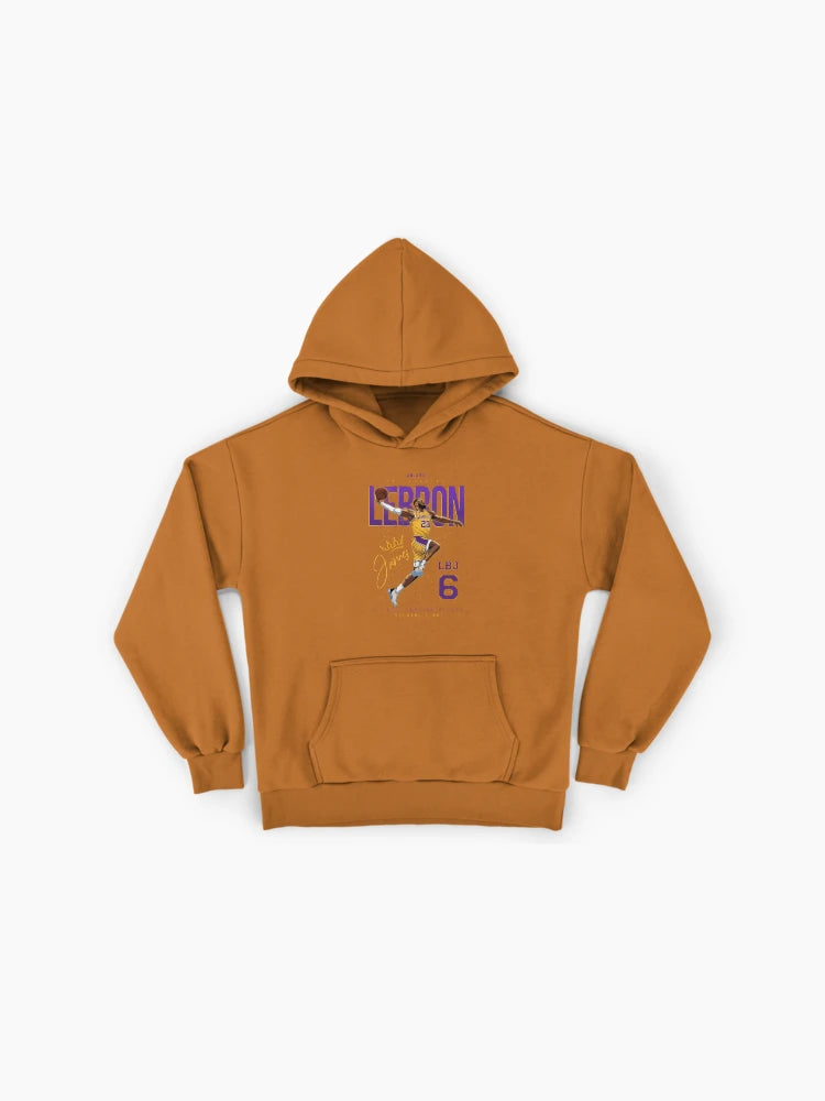 Lebron James King Crown Hoodie - Premium Soft Oversized Sportswear
