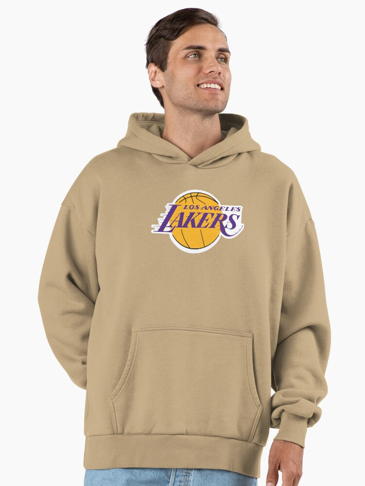 LA Angels Baseball Graphic Hoodie - Premium Urban Oversized Style Tan