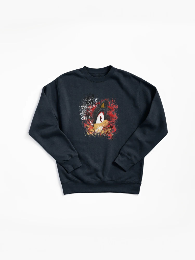 Shadow Character Action Pose - High Detail Gaming Sweatshirt