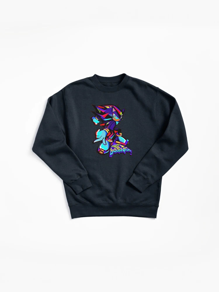 Shadow the Hedgehog Stealth Mode - Comfortable Fleece Pullover