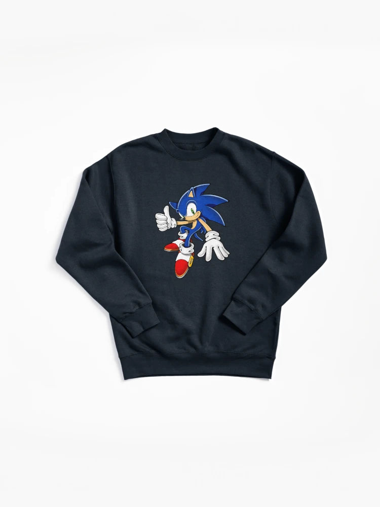 Sonic the Hedgehog Classic Logo - Official Style Fan Pullover
