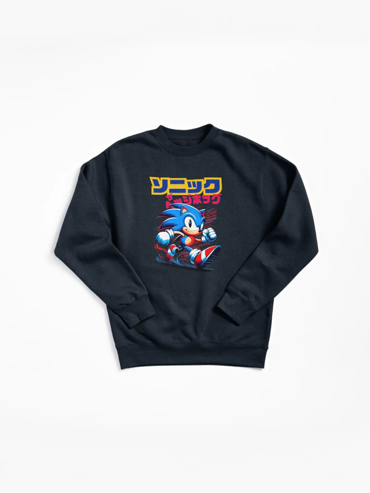 Fastest Blue Hedgehog World - Speed Record Gaming Hoodie
