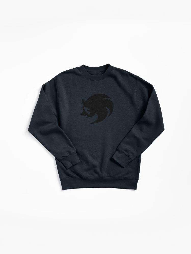 Modern Sonic Icon Black - Sleek Stealth Style Pullover