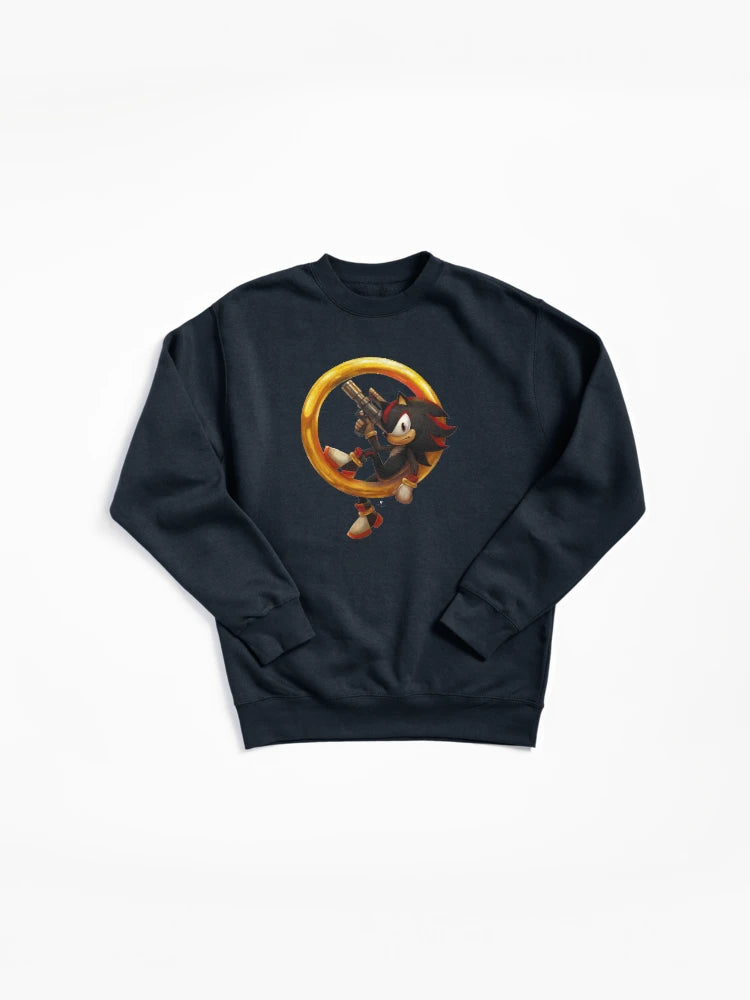 Shadow the Hedgehog Dark Aesthetic - Durable Cotton Blend Hoodie