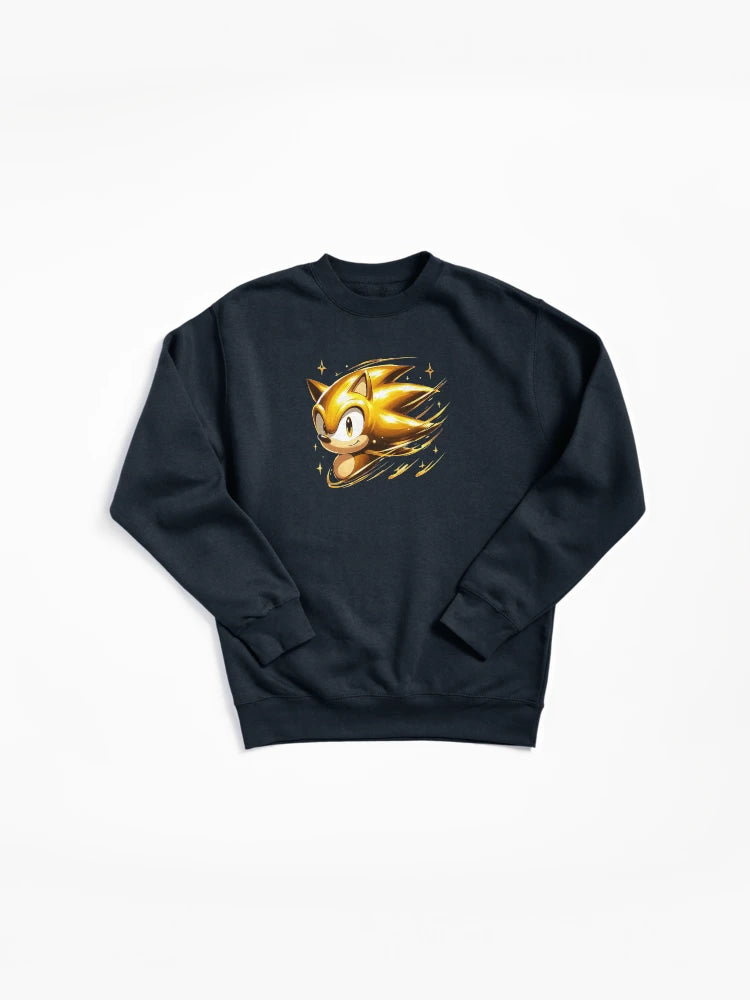 Super Sonic Golden Transformation - Premium Gamer Pullover Hoodie