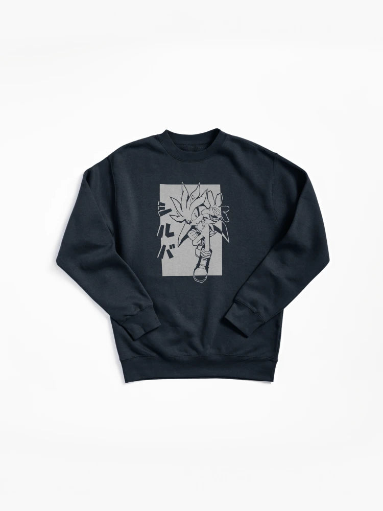 Silver the Hedgehog Psychic Power - Future Hero Graphic Hoodie