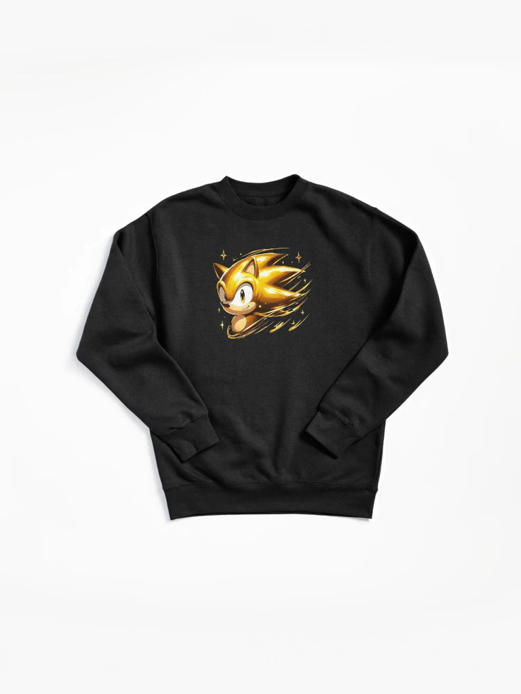 Super Sonic Golden Transformation - Premium Gamer Pullover Hoodie