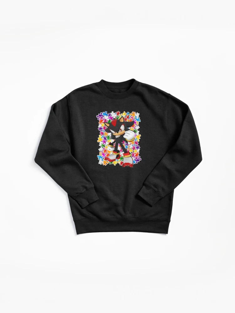Shadow Hedgehog Street Style - Urban Fashion Fan Pullover