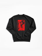 Japanese Text Shadow Art - Cultural Style Gaming Sweatshirt