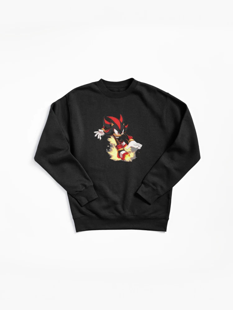 Shadow the Hedgehog Dark Speed - Sleek Athletic Sweatshirt