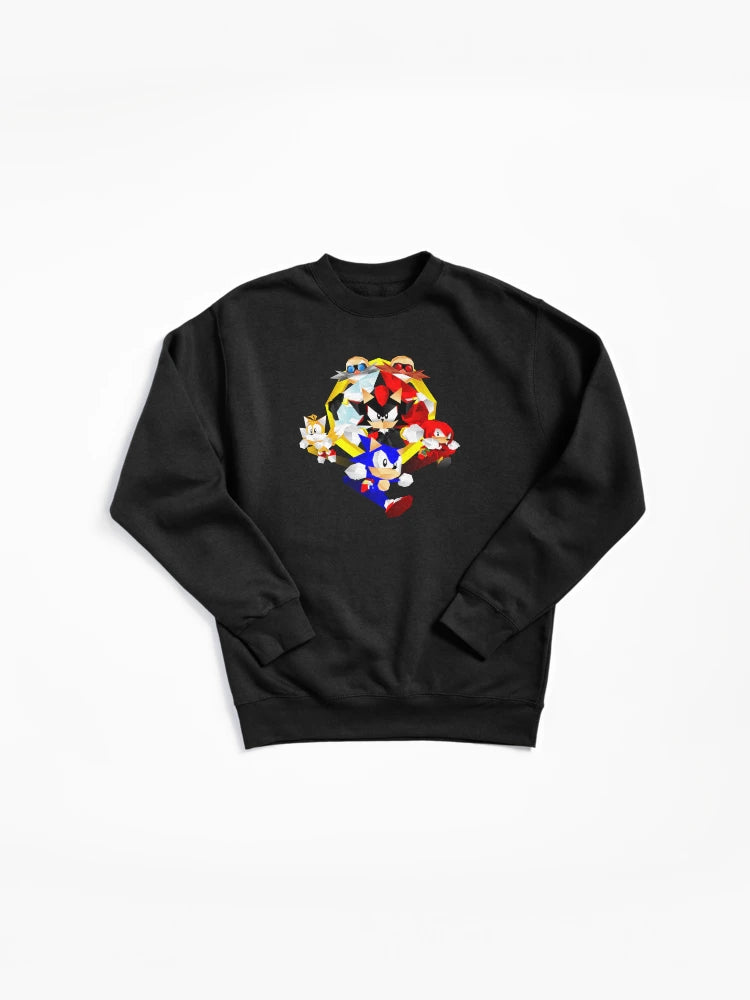 Sonic and Shadow Rivalry - Speed and Dark Power Sweatshirt