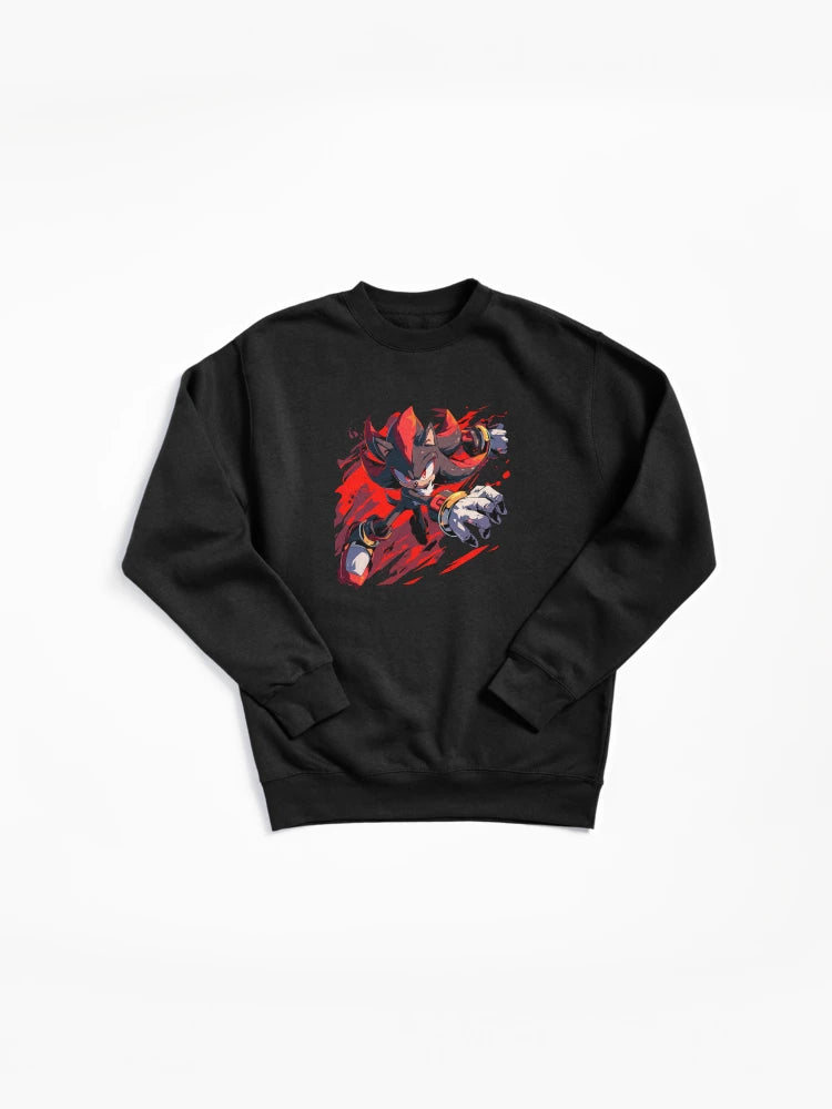 Sonic Artistic Design - Creative Character Graphic Sweatshirt