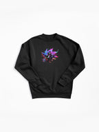 Angry Sonic Power Art - Intense Character Fan Hoodie