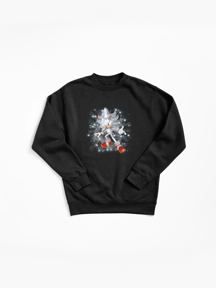 Shadow the Hedgehog Shadow Box - Modern Graphic Art Hoodie