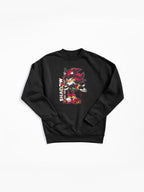 Artistic Sonic Portrait - Creative Fan Illustration Sweatshirt