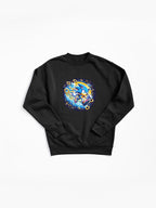 Run Sonic Run Hoodie - Dynamic Motion Graphic Sweatshirt