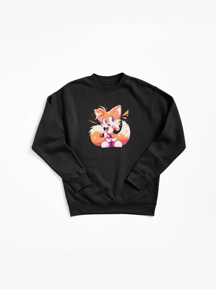 Tails Fox Character Art - Classic Miles Prower Sweatshirt