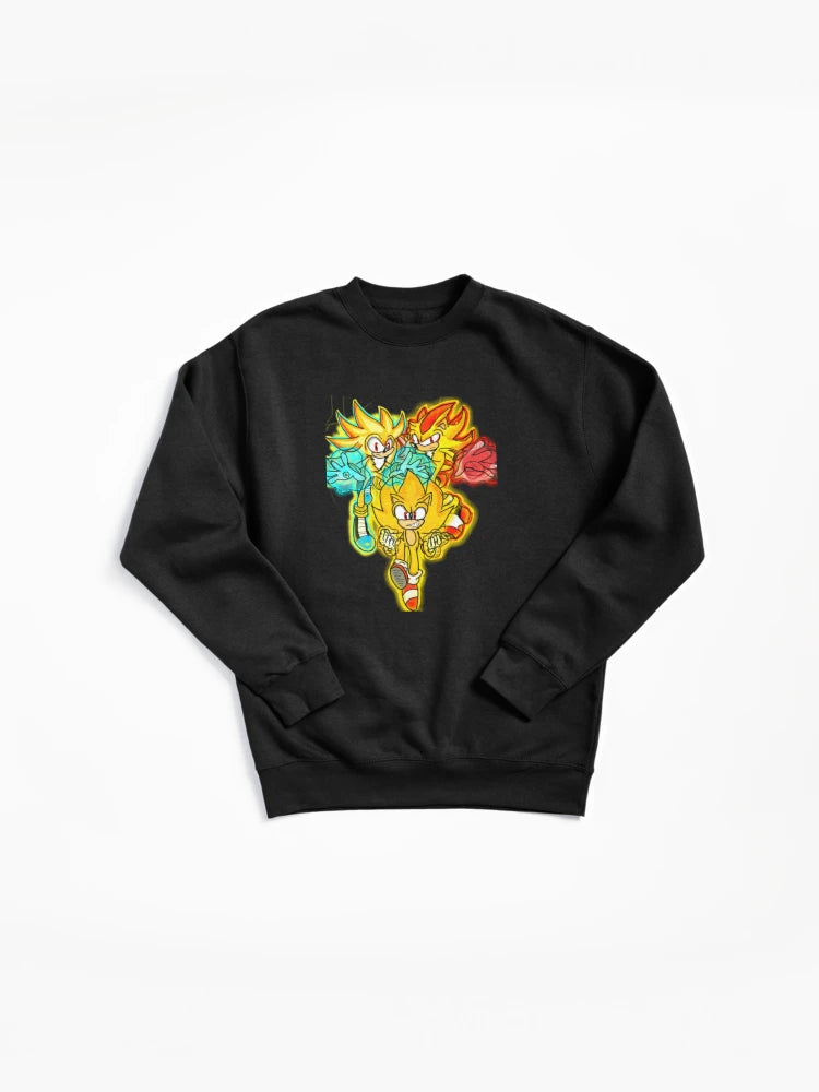 Super Trio Sonic Shadow Silver - Triple Power Hoodie