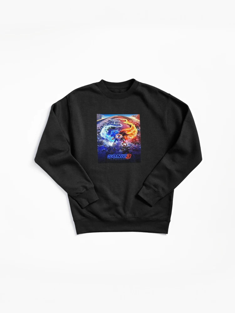 Shadow the Hedgehog Silhouette - Cool Anti-Hero Fan Sweatshirt