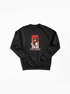 Shadow Hedgehog Quad Art - Repetitive Graphic Sweatshirt