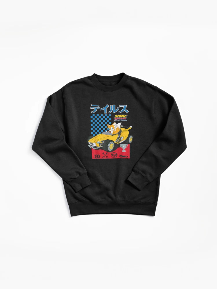 Sonic vs Shadow Racing - Classic T-Shirt Style Hoodie