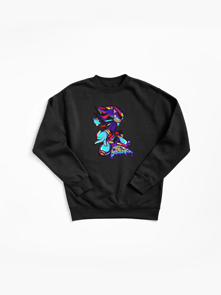 Shadow the Hedgehog Stealth Mode - Comfortable Fleece Pullover