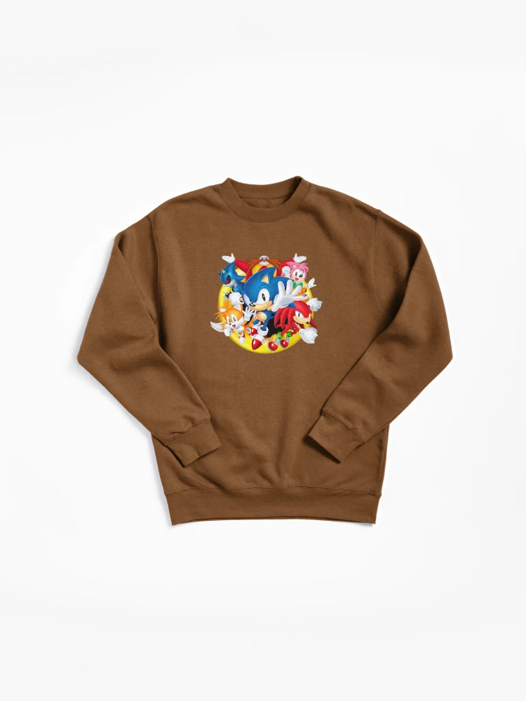 Sonic Origins Classic Gaming Sweatshirt - Retro Video Game Apparel