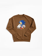 Blue Hedgehog Fast Run Style - Speed Focused Gaming Pullover