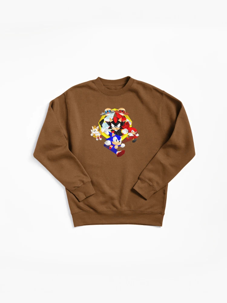 Sonic and Shadow Rivalry - Speed and Dark Power Sweatshirt