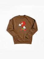 Knuckles the Echidna Guardian - Bold Power Graphic Sweatshirt