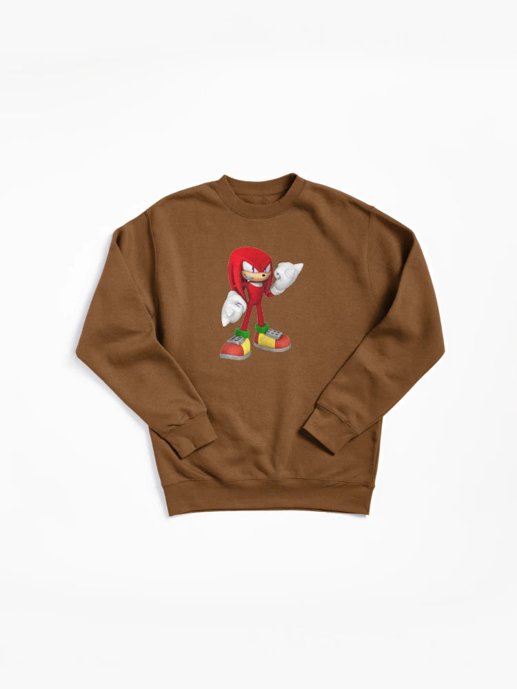 Knuckles the Echidna Strength - Red Guardian Graphic Hoodie