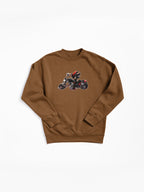 Shadow on Motorcycle Fan Art - Cool Biker Hedgehog Sweatshirt