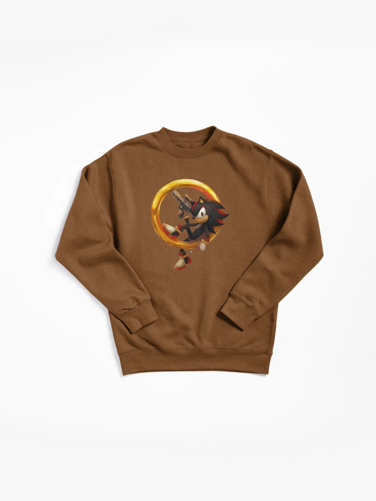Shadow the Hedgehog Dark Aesthetic - Durable Cotton Blend Hoodie