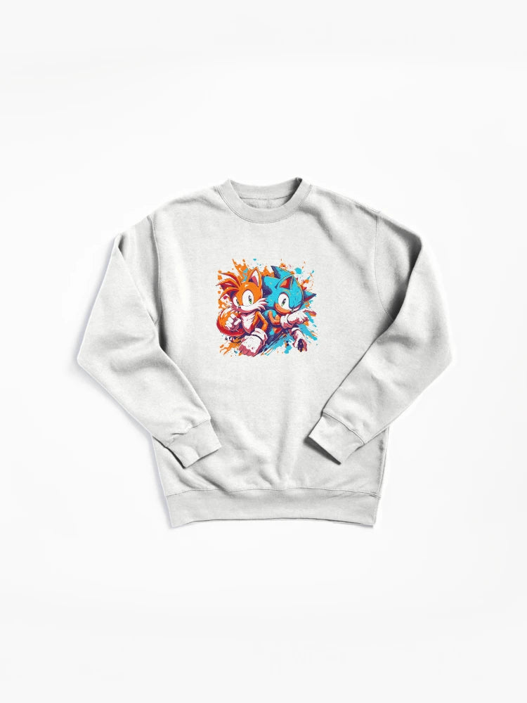 Sonic and Tails Duo - Best Friends Hero Pullover Hoodie