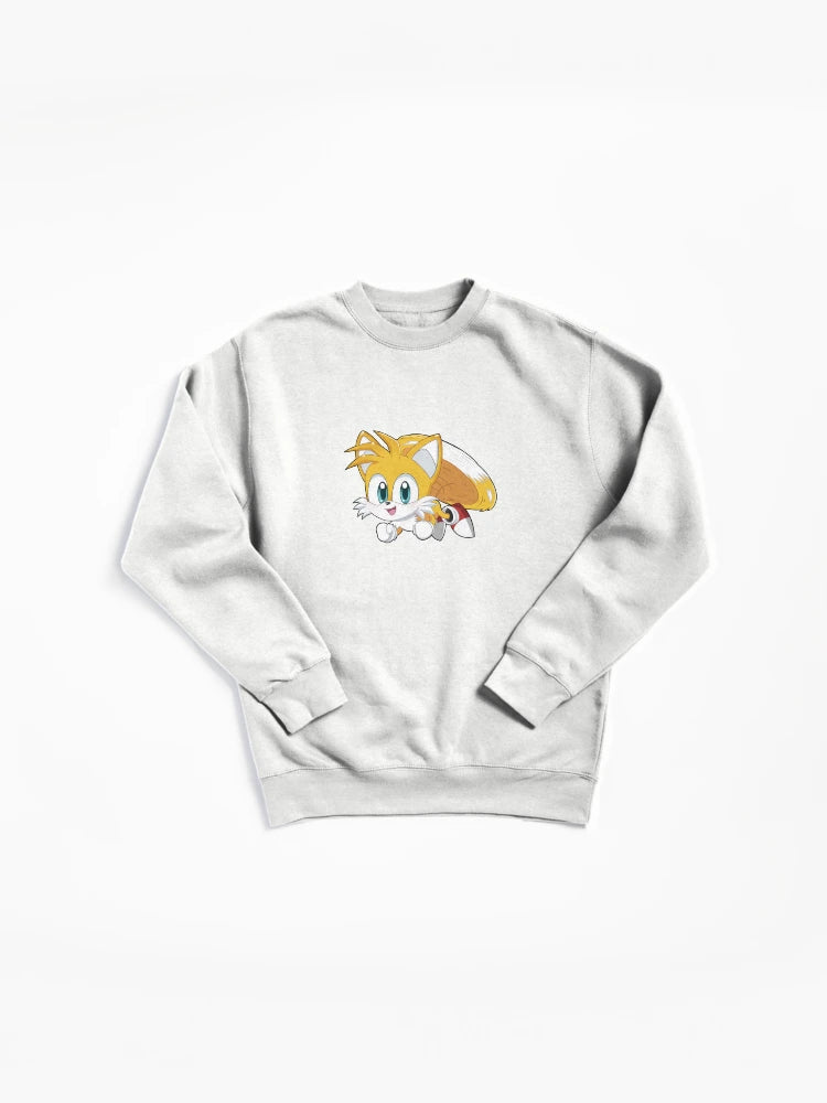 Tails Chibi Character - Cute Miles Prower Fan Hoodie