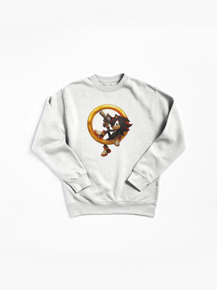 Shadow the Hedgehog Villain - Edgy Character Graphic Sweatshirt