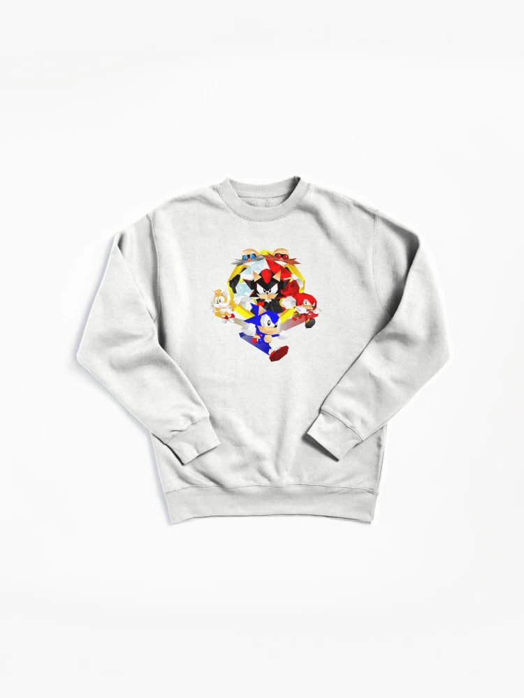 Sonic and Shadow Rivalry - Speed and Dark Power Sweatshirt