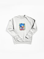 Sonic Cartoon Style Hoodie - Bright Animated Fan Pullover