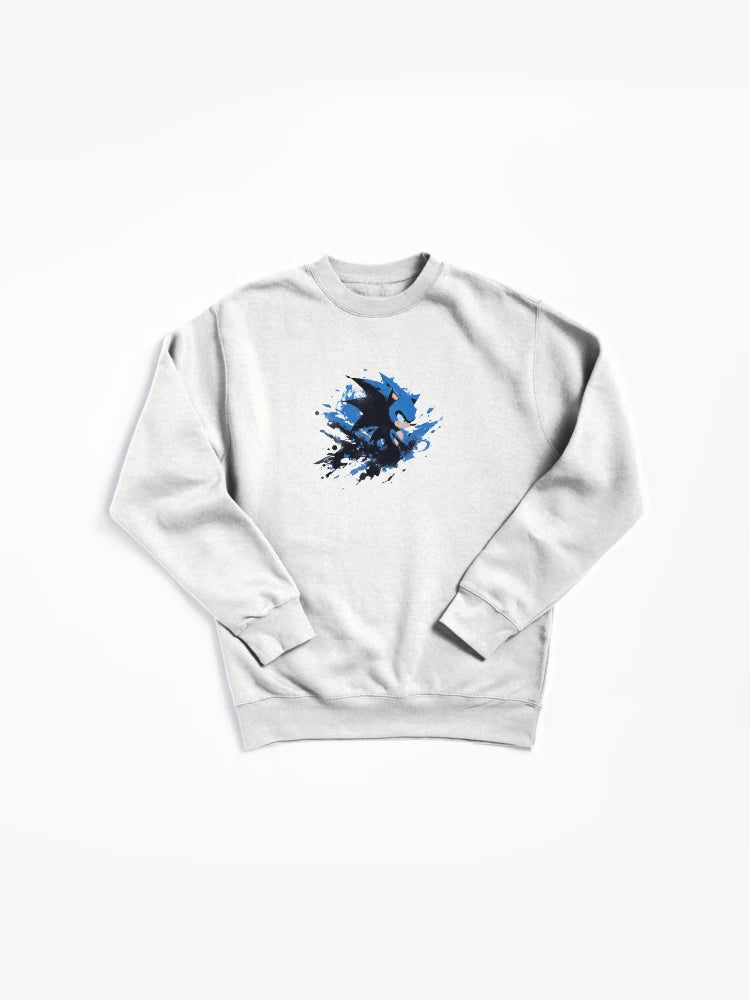 Hedgehog Sonic Speed - Dynamic Runner Graphic Pullover