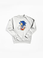 Blue Hedgehog Fast Run Style - Speed Focused Gaming Pullover