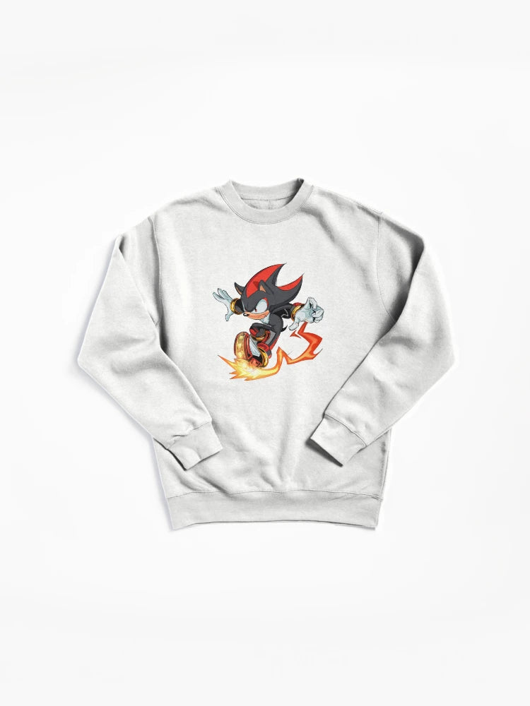 Shadow Fire Blast Hoodie - Intense Dark Energy Pullover