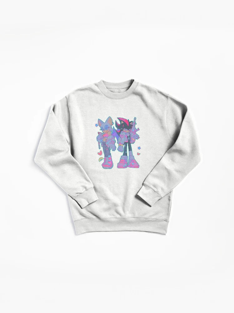 Shadow Hedgehog Cute Chibi - Adorable Gamer Sweatshirt