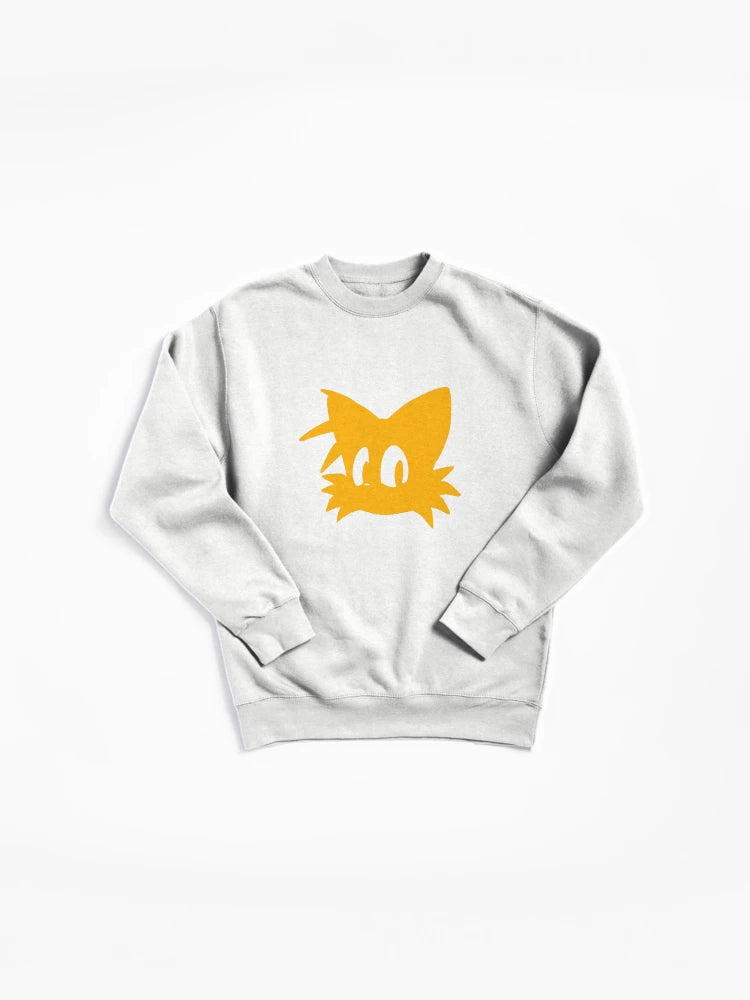 Tails Head Logo Hoodie - Simple Miles Prower Sweatshirt