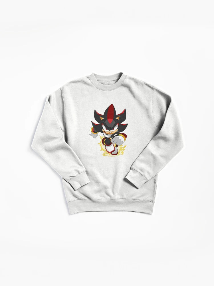 Shadow Classic Hedgehog Art - Vintage Style Gaming Hoodie