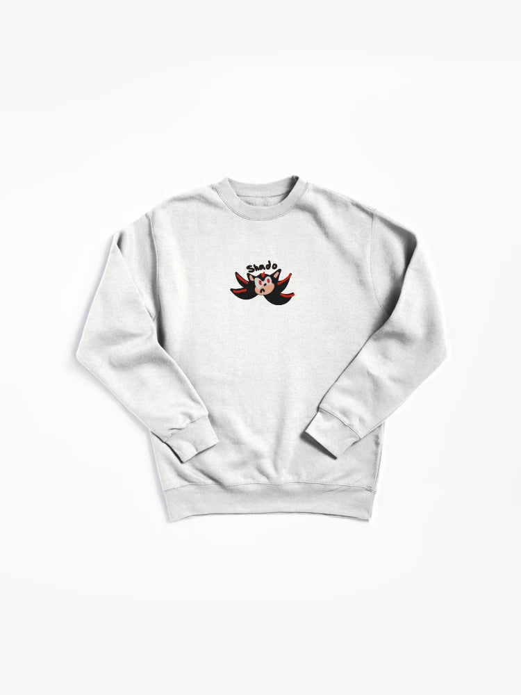 Shadow Dark Hero Pullover - Minimalist Graphic Sweatshirt