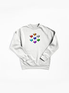 Chaos Emeralds Power Symbols - Magic Gem Gaming Sweatshirt