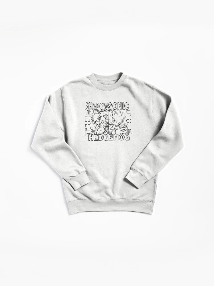 Black Sonic and Shadow - Dark Rivalry Graphic Hoodie