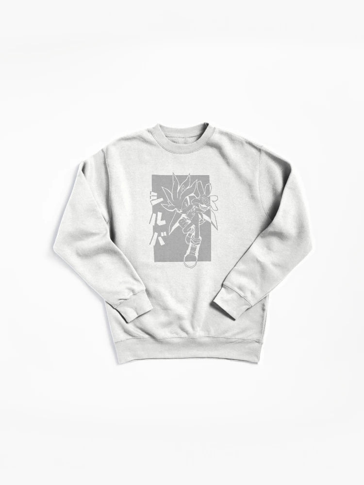 Silver the Hedgehog Psychic Power - Future Hero Graphic Hoodie