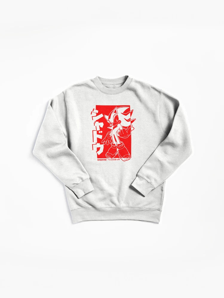 Shadow Japanese Graphic Art - Stylish Ninja Style Sweatshirt